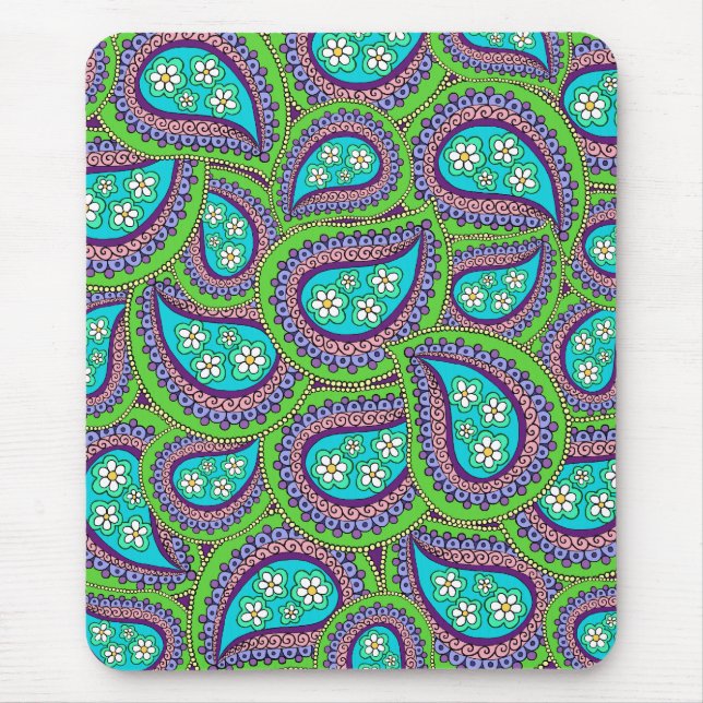 Tapis de souris de Paisley de marguerite (Devant)