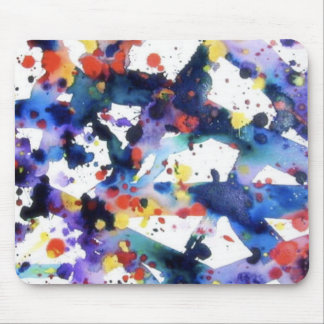 Tapis de souris de peinture d'éclaboussure