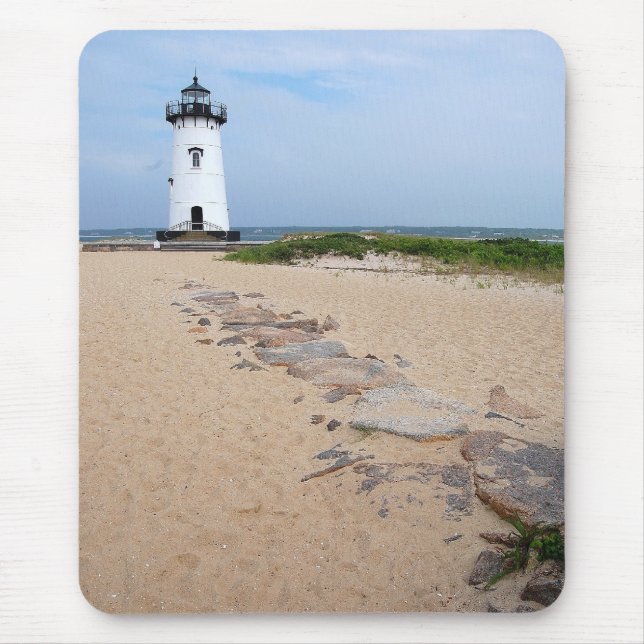 Tapis de souris de phare de Martha's Vineyard (Devant)