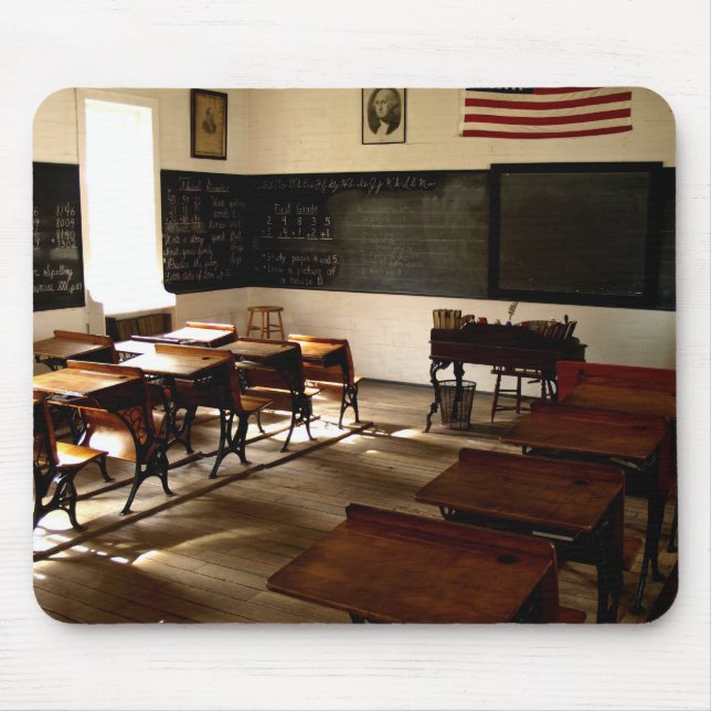 tapis de souris de pièce de vieille école (Devant)