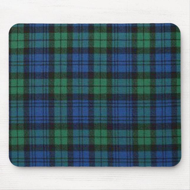 Tapis de souris de plaid de tartan de Campbell (Devant)