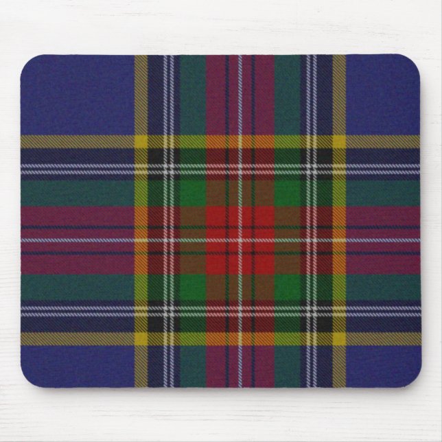 Tapis de souris de plaid de tartan de Macbeth (Devant)