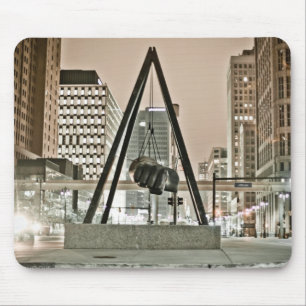 Tapis de souris de poing de Detroit Joe Louis