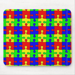 Tapis de souris de puzzle