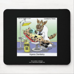 Tapis de souris de qualité drôle dessin animé dent