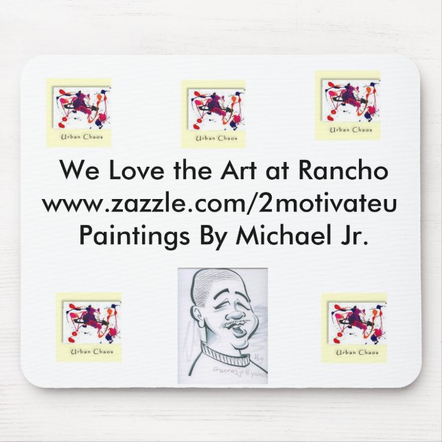 Tapis de souris de ranch. (Devant)