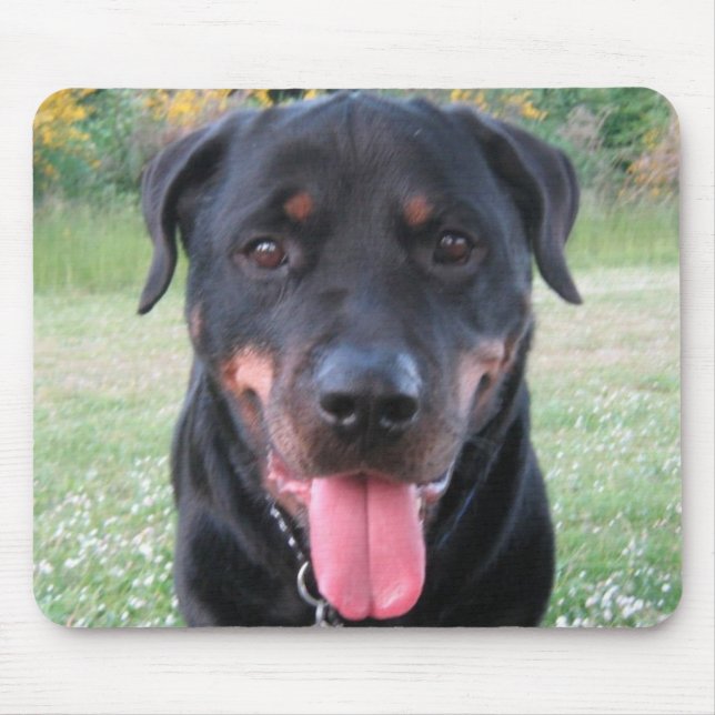 Tapis de souris de Rottie (Devant)