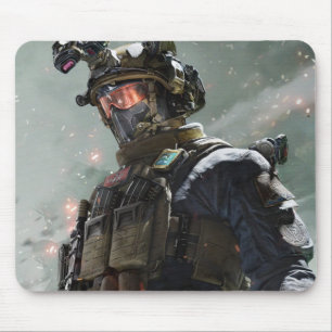 Tapis de Souris de Soldat Tactique Futuriste pour 