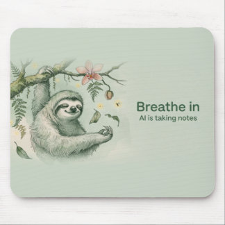 Tapis de souris de style botanique Orchidée de par