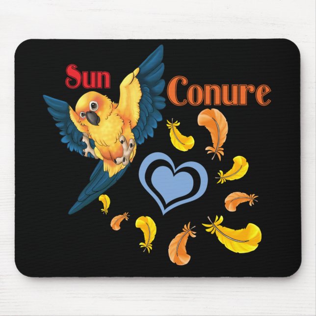 Tapis de souris de Sun Conure Cutie (Devant)