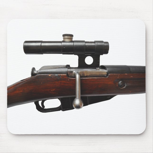 Tapis de souris de tireur isolé de Mosin Nagant (Devant)