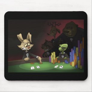 Tapis de souris de tortue et de lièvres
