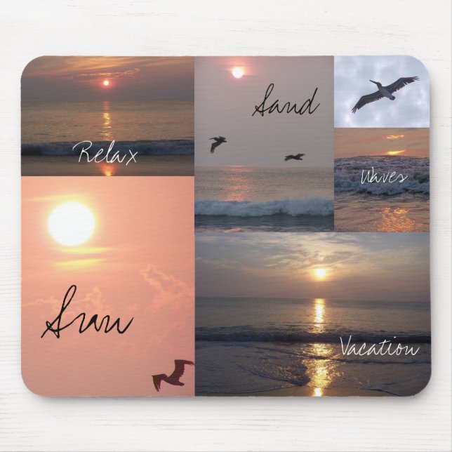 Tapis de souris de vacances (Devant)