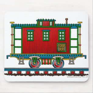 Tapis de souris de voiture de cambuse de train