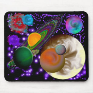 Tapis de souris de vue d'astronautes