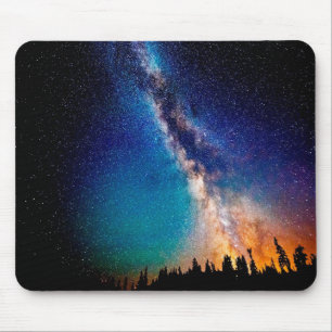 Tapis de souris de vue de galaxie