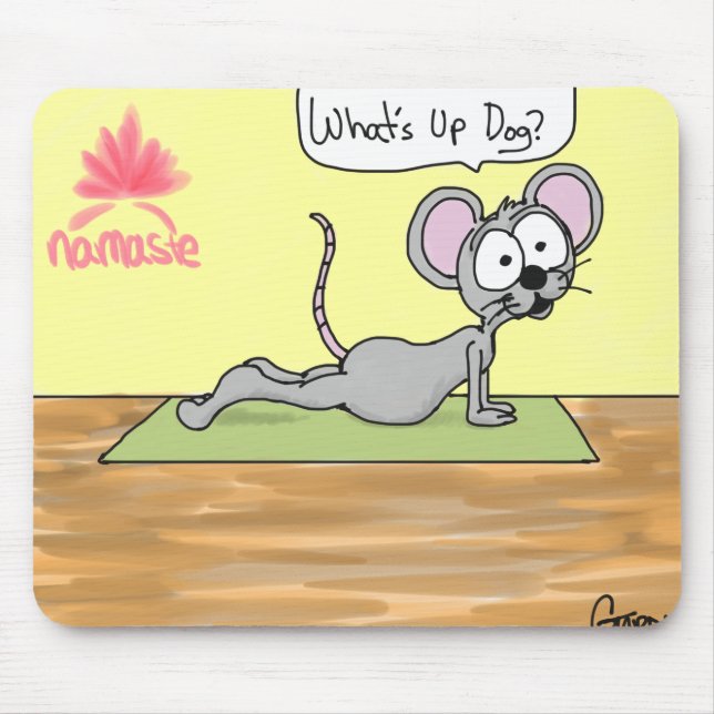 Tapis de souris de yoga (Devant)