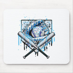 Tapis De Souris Débit De Baseball Pour Garçons Ice Cream Drip Jeun
