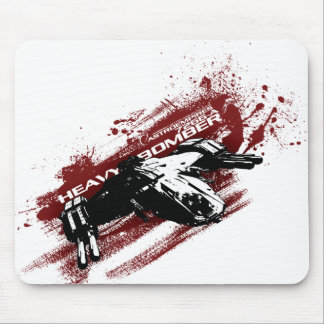 Tapis de souris d'éclaboussure de bombardier lourd