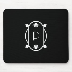 Tapis De Souris Deco décoré d'un monogramme