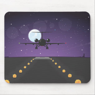 Tapis De Souris décollage d'avion de ligne