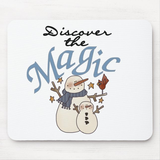 Tapis De Souris Découvrez la magie (Devant)