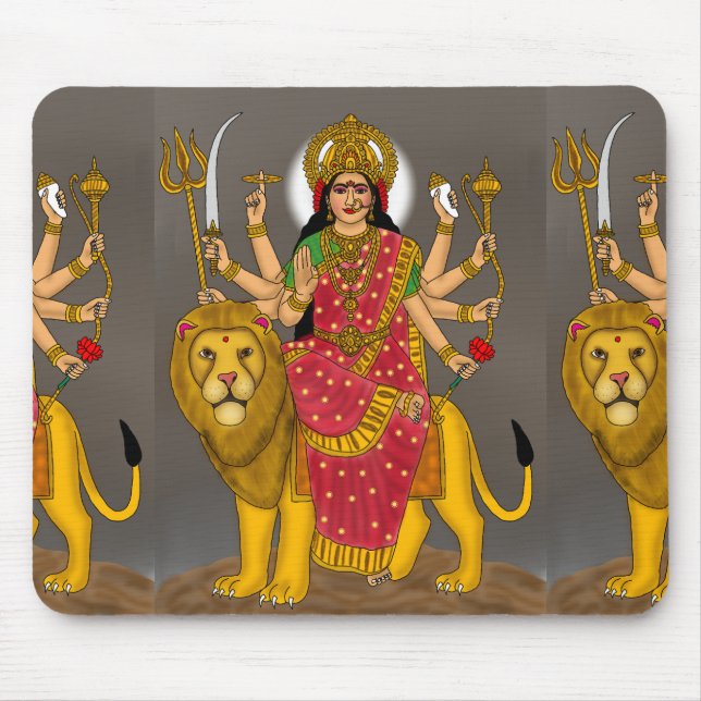 Tapis de souris déesse Durga (Devant)