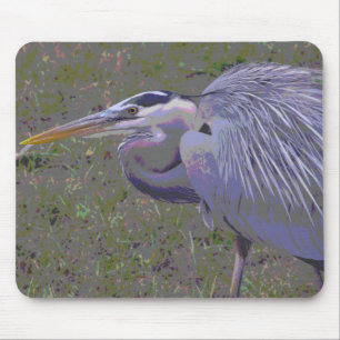 Tapis De Souris Défi Great Blue Heron