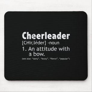 Tapis De Souris Définition de meneuse de claque Cheerleading Femme