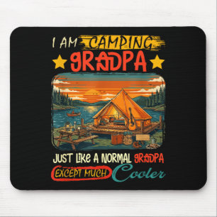 Tapis De Souris Définition de papy camping beaucoup plus cool père