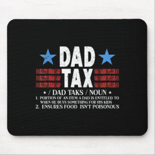 Tapis De Souris Définition drôle de taxe papa pour la fête des pèr