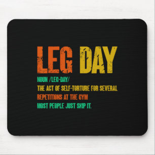 Tapis De Souris Définition Jour De Jeu De Jeu Gym Pompe De Gym Sur