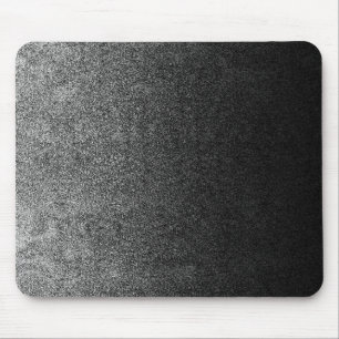 Tapis De Souris Dégradé en argent et en Parties scintillant noire