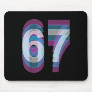 Tapis De Souris Déguisement Couple 67 Six Sept Mème Drôle 