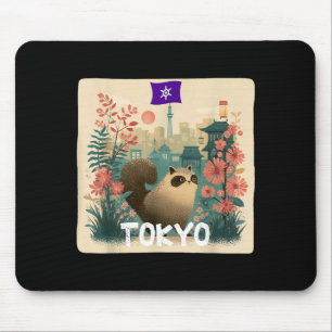 Tapis De Souris Déguisement de Raton Laveur Animal Toxyko Drôle po