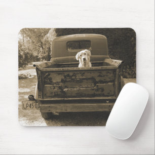 Tapis De Souris Dehors de Dodge - Photo de chien
