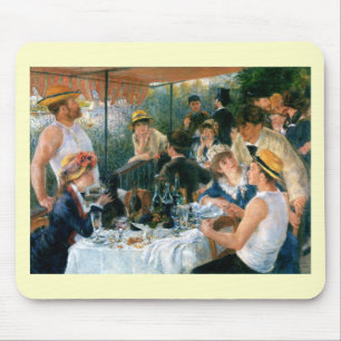Tapis De Souris Déjeuner de Renoir de la fête nautique (1881)