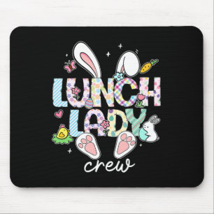 Tapis De Souris Déjeuner Lady Crew Drôle Déjeuner Lady Cafétéria P