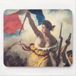 Tapis De Souris Delacroix - La Liberté guidant le peuple Gros plan