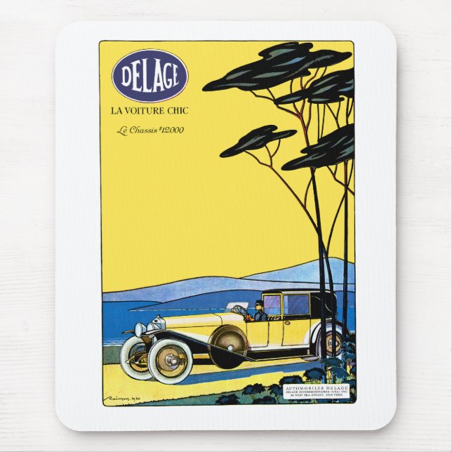 Tapis De Souris Delage ~ La Voiture Chic (Devant)