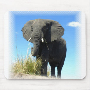Tapis de souris d'éléphant africain
