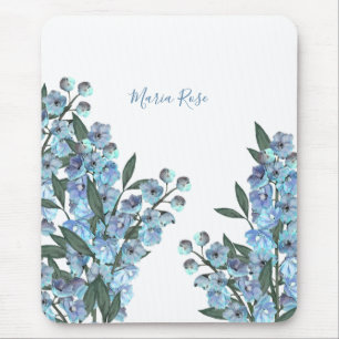 Tapis De Souris Delphinium bleu