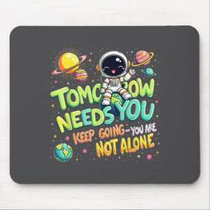 Tapis De Souris Demain a besoin de vous Espace Astronaute Motivati