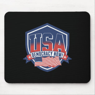 Tapis De Souris Démocratie maintenant Vote Kamala Harris 2024 Démo