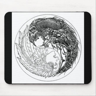 Tapis De Souris Démon-Ange Yin-Yang