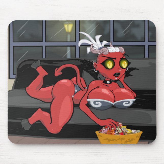 Tapis De Souris Démon Germaine Mousepad (Devant)