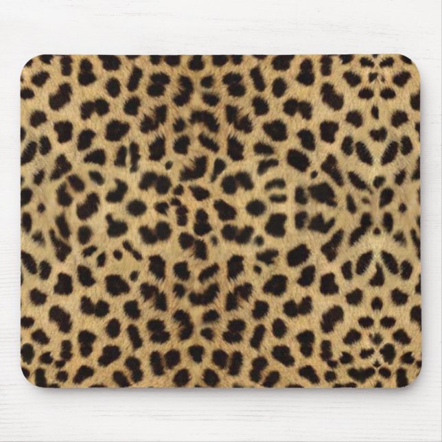 Tapis de souris d'empreinte de léopard (Devant)