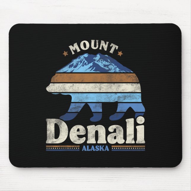 Tapis De Souris Denali National Park Alaska Hiking Camping Travel  (Devant)