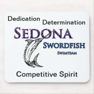 Tapis de souris d'équipe de natation d'espadons d