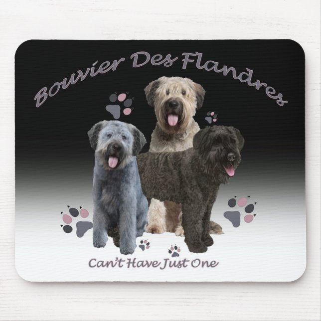 Tapis De Souris DES Flandres Mousepad de Bouvier (Devant)